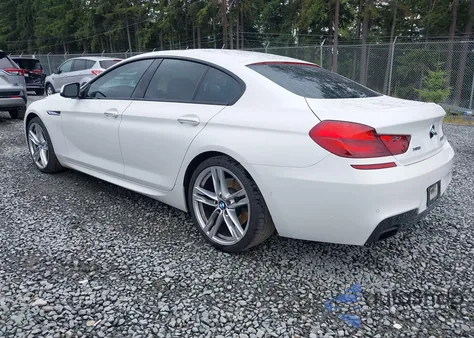 2015 BMW 650I Gran Coupe xDrive z USA, uszkodzony, nr VIN WBA6B4C5XFD761071